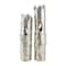 CosmoLiving by Cosmopolitan Silver Aluminum Tree Trunk Inspired Vase Set